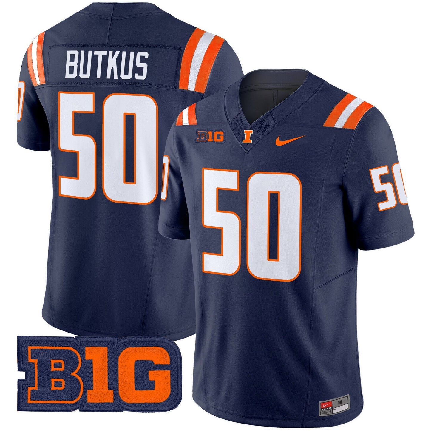 Men's Illinois Fighting Illini 2025 Vapor Limited Jersey - All Stitched