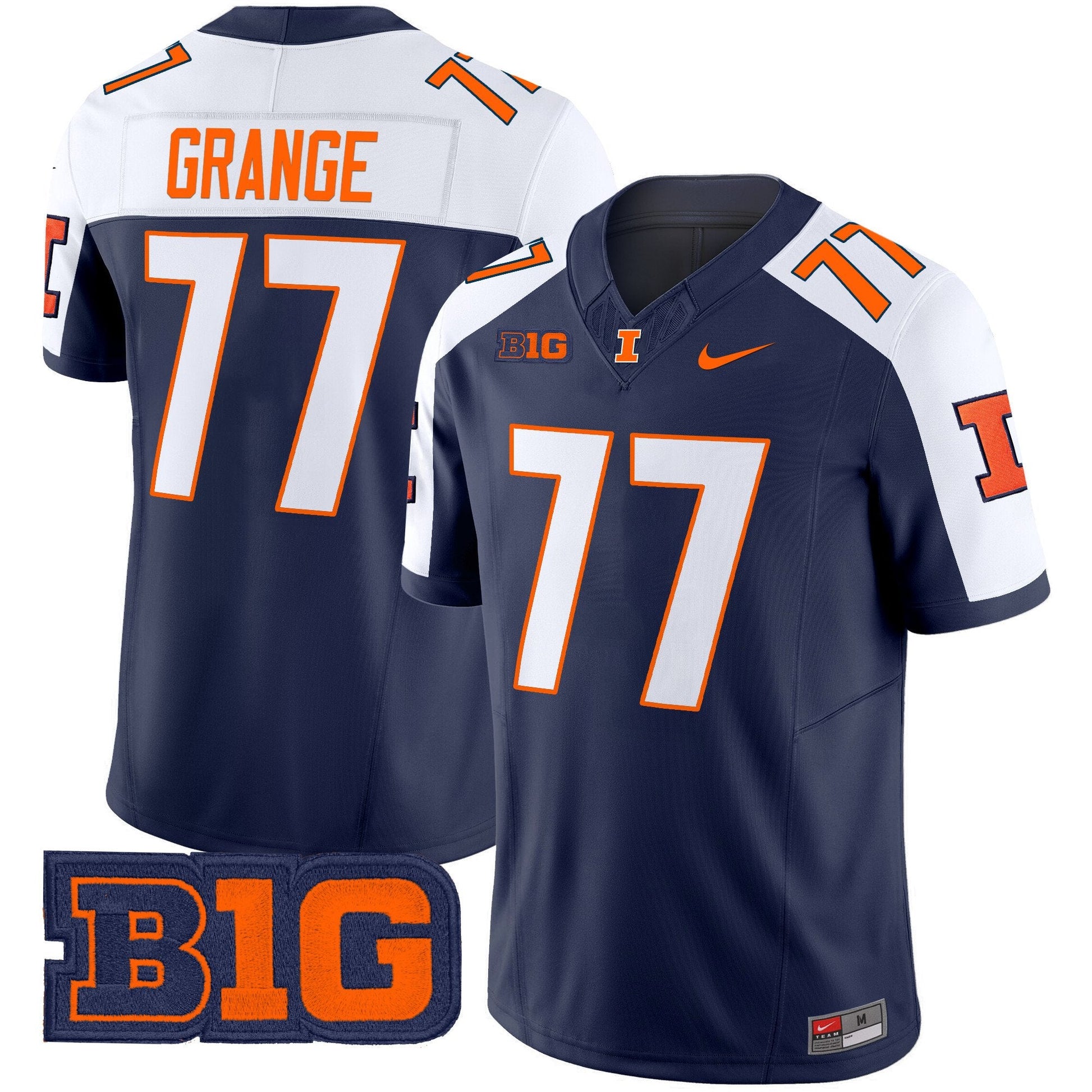 Men's Illinois Fighting Illini 2025 Vapor Limited Jersey - All Stitched