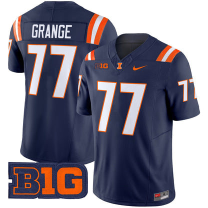 Men's Illinois Fighting Illini 2025 Vapor Limited Jersey - All Stitched