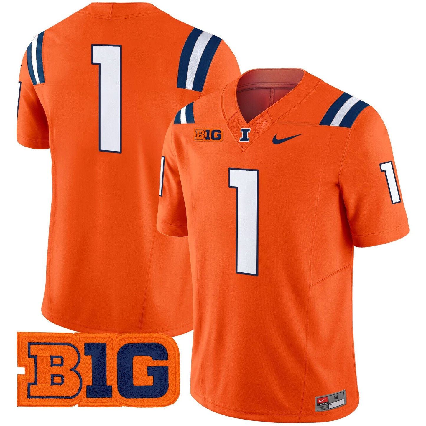 Men's Illinois Fighting Illini 2025 Vapor Limited Jersey - All Stitched