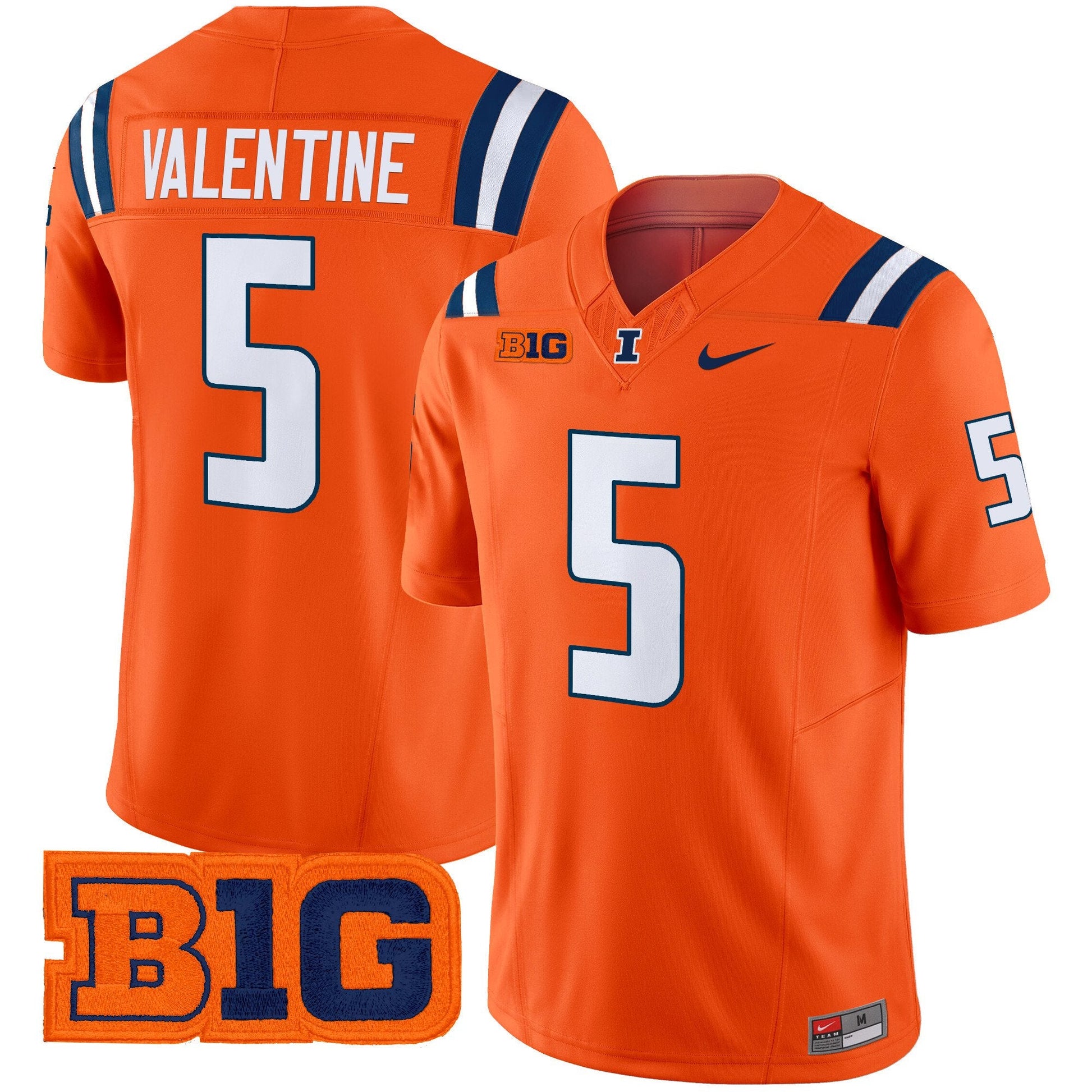 Men's Illinois Fighting Illini 2025 Vapor Limited Jersey - All Stitched