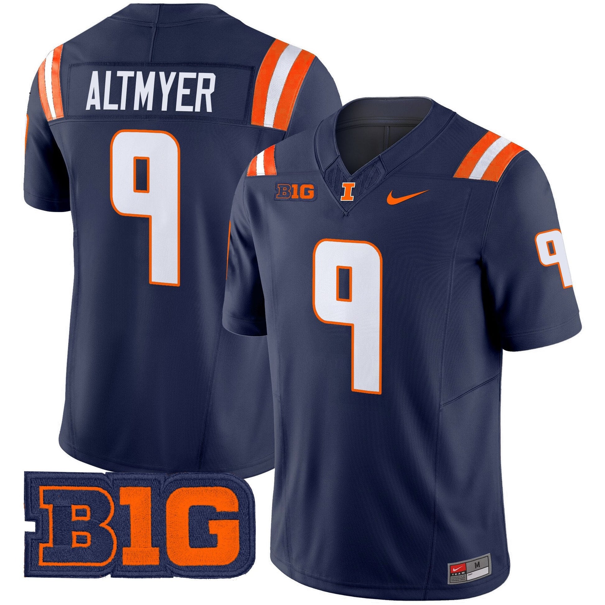 Men's Illinois Fighting Illini 2025 Vapor Limited Jersey - All Stitched