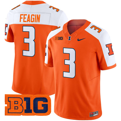 Men's Illinois Fighting Illini 2025 Vapor Limited Jersey - All Stitched