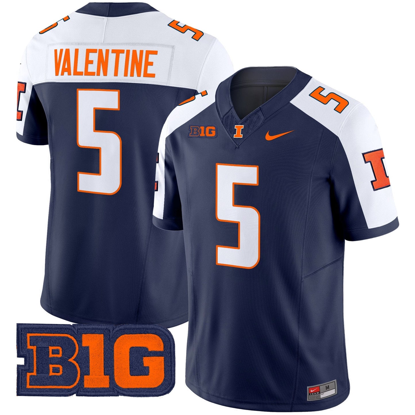 Men's Illinois Fighting Illini 2025 Vapor Limited Jersey - All Stitched