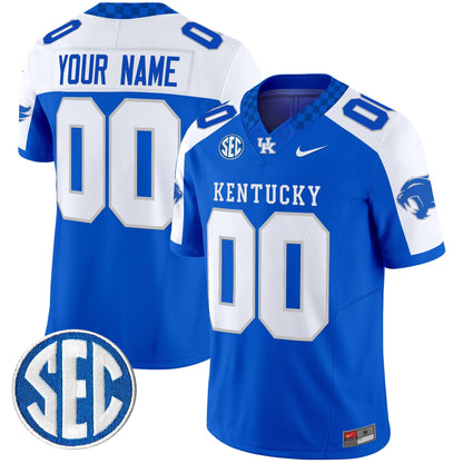 Kentucky Wildcats 2025 Vapor Limited Custom Jersey - All Stitched