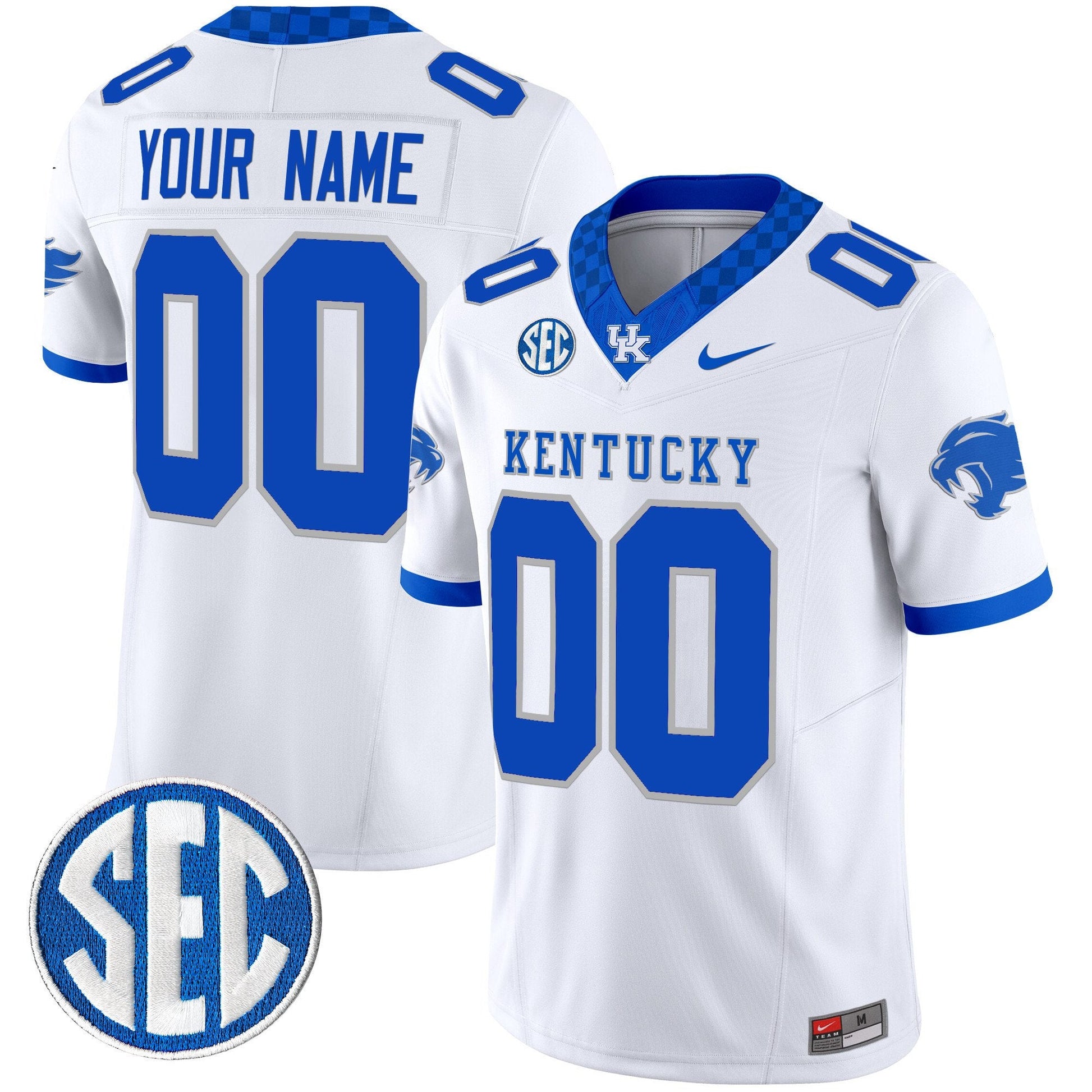 Kentucky Wildcats 2025 Vapor Limited Custom Jersey - All Stitched