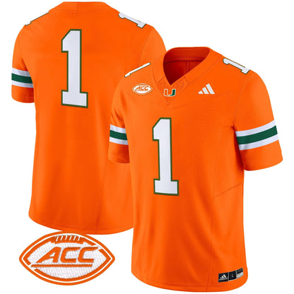 Men's Miami Hurricanes 2025 Vapor Limited Jersey - All Stitched