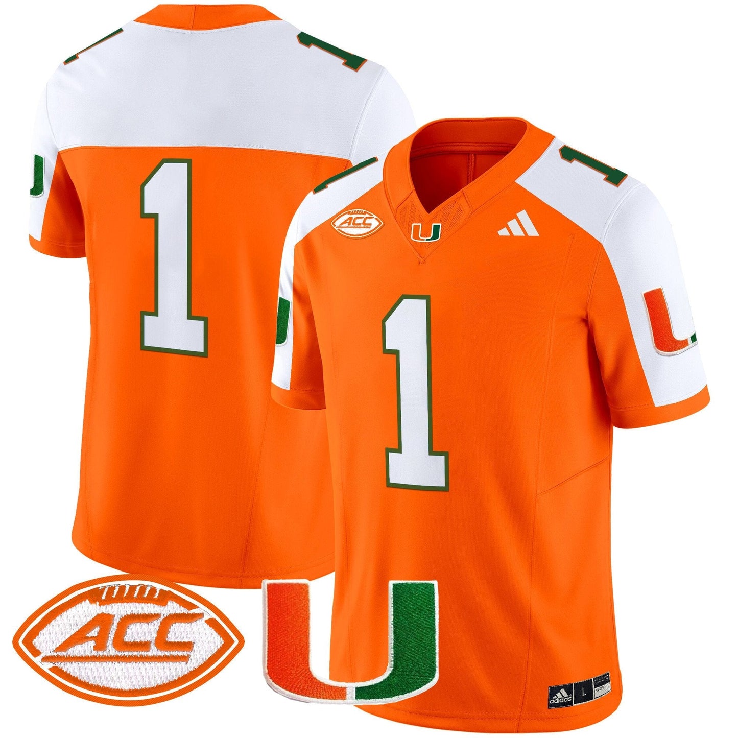 Men's Miami Hurricanes 2025 Vapor Limited Jersey - All Stitched