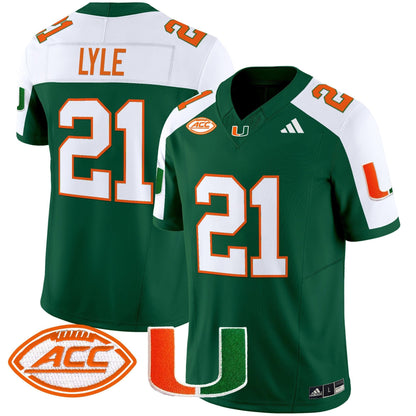 Men's Miami Hurricanes 2025 Vapor Limited Jersey - All Stitched