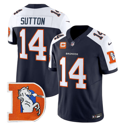 Men's Denver Broncos Throwback Vapor Limited Jersey V2 - All Stitched