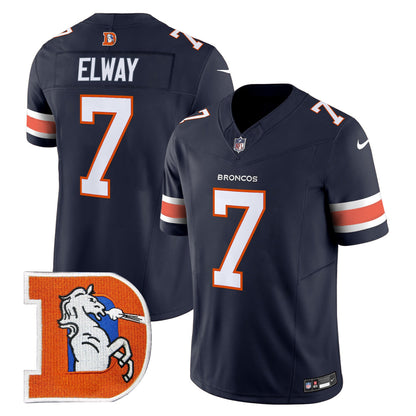 Men's Denver Broncos Throwback Vapor Limited Jersey V2 - All Stitched