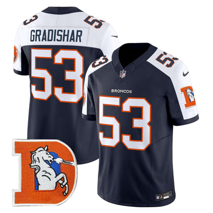 Men's Denver Broncos Throwback Vapor Limited Jersey V2 - All Stitched