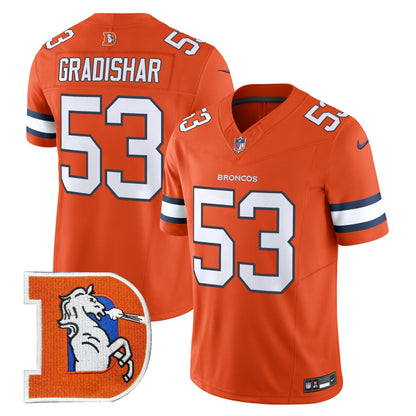 Men's Denver Broncos Throwback Vapor Limited Jersey V2 - All Stitched