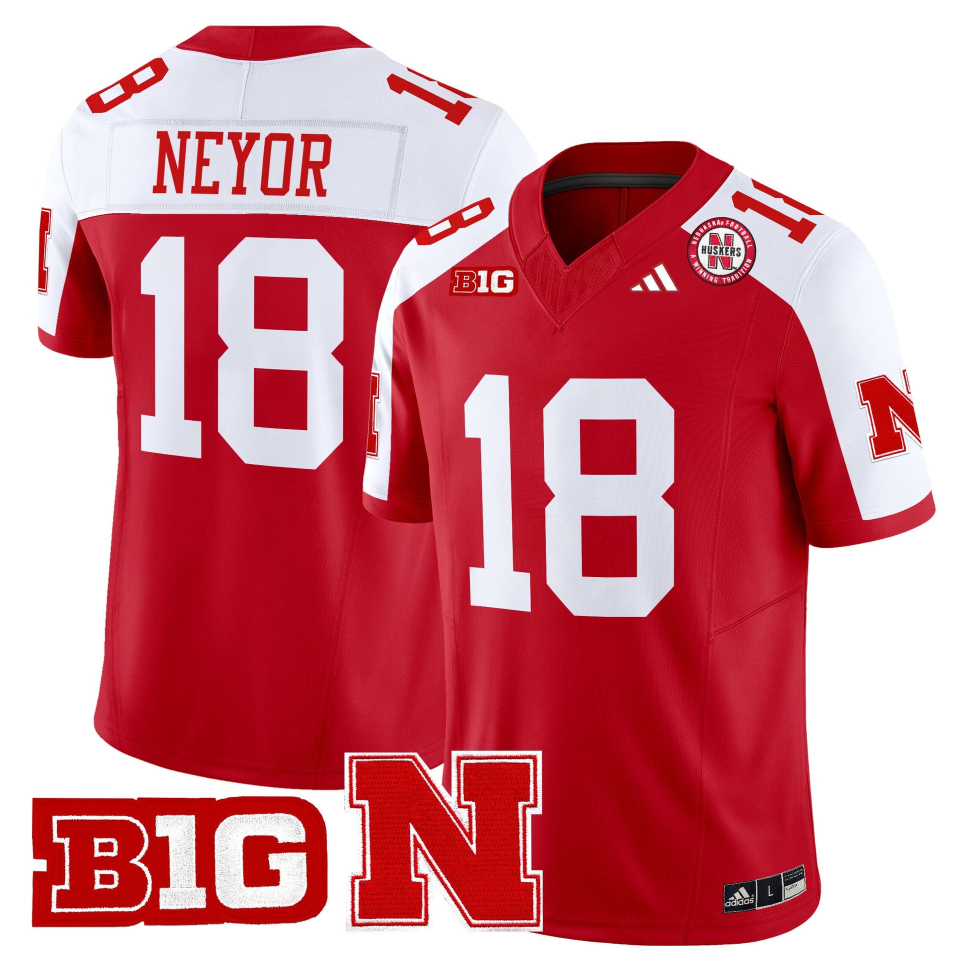 Men's Nebraska Cornhuskers 2025 Vapor Limited Jersey - All Stitched