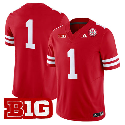Men's Nebraska Cornhuskers 2025 Vapor Limited Jersey - All Stitched
