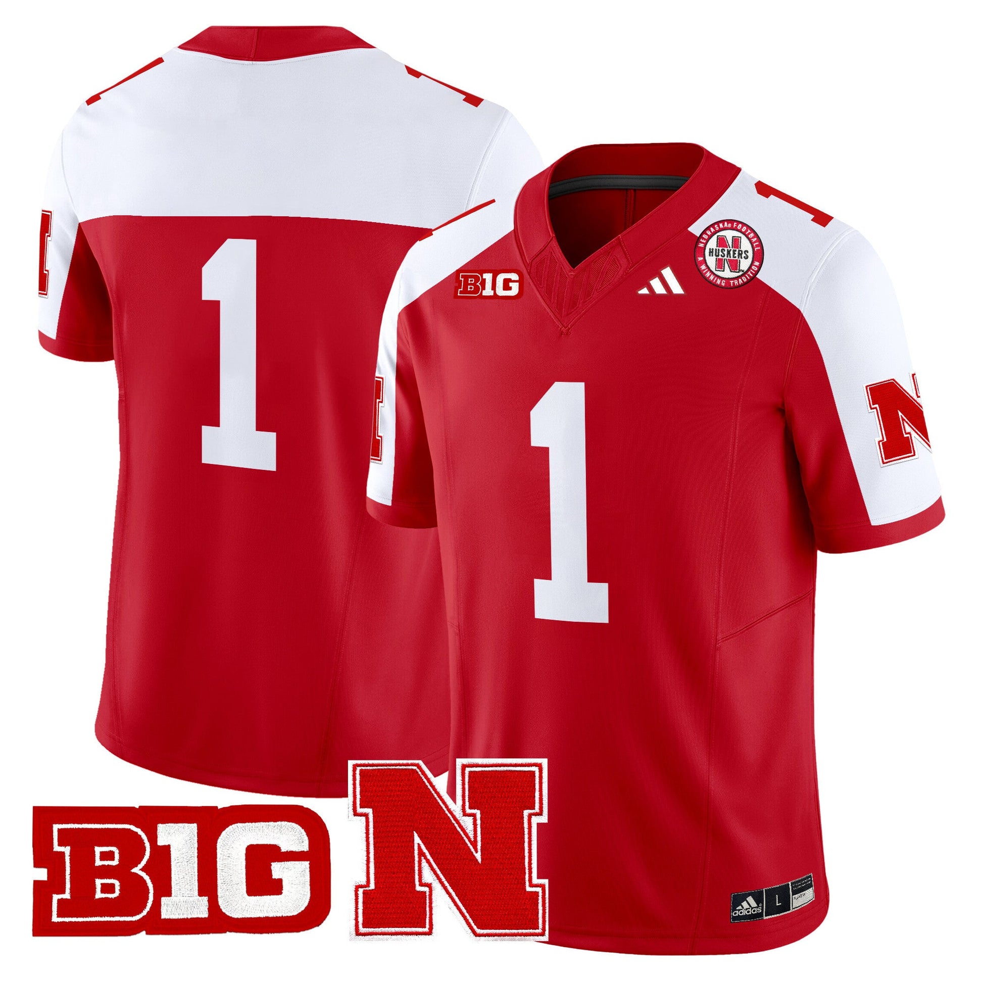 Men's Nebraska Cornhuskers 2025 Vapor Limited Jersey - All Stitched