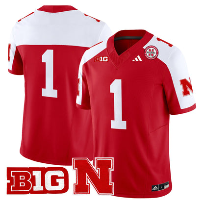 Men's Nebraska Cornhuskers 2025 Vapor Limited Jersey - All Stitched