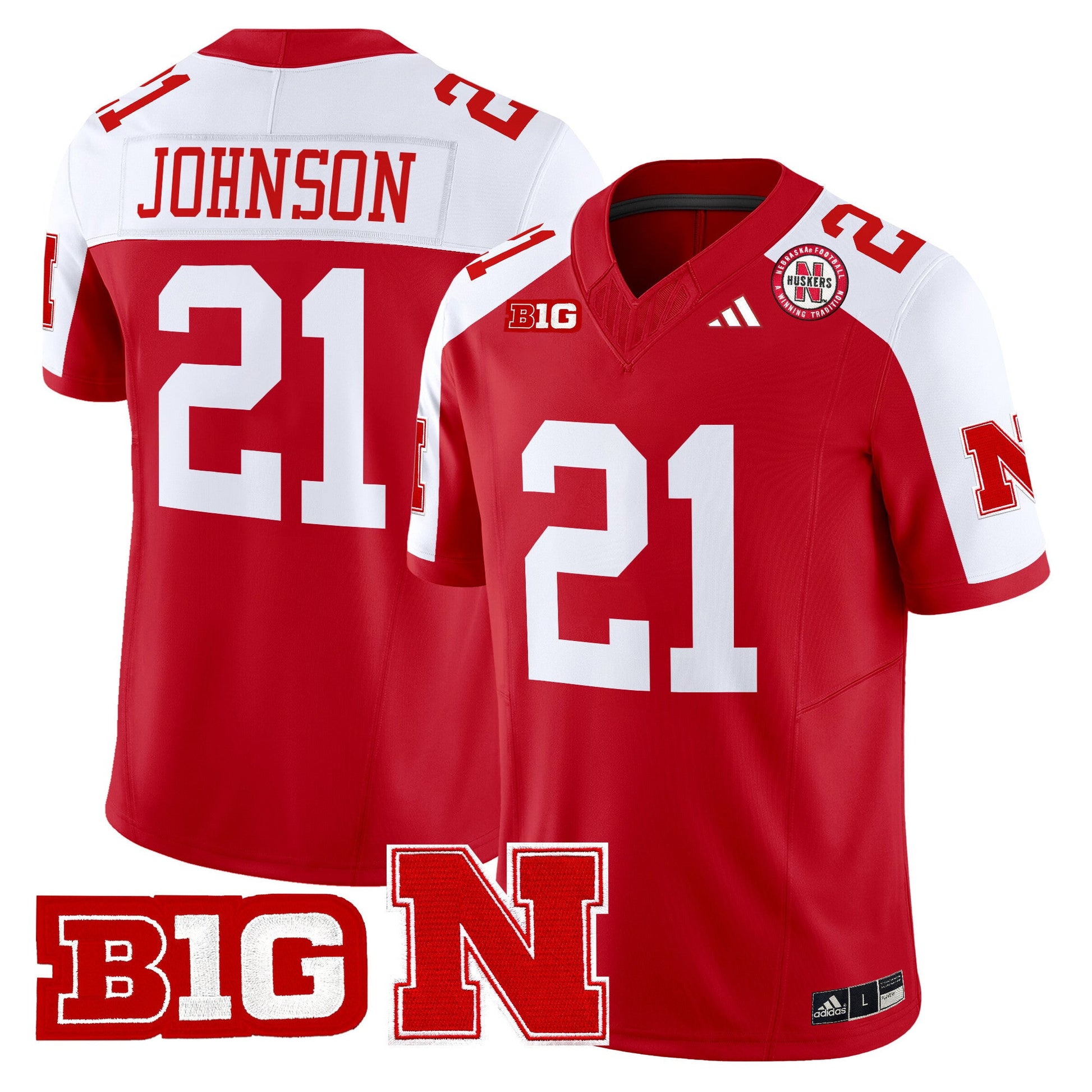 Men's Nebraska Cornhuskers 2025 Vapor Limited Jersey - All Stitched