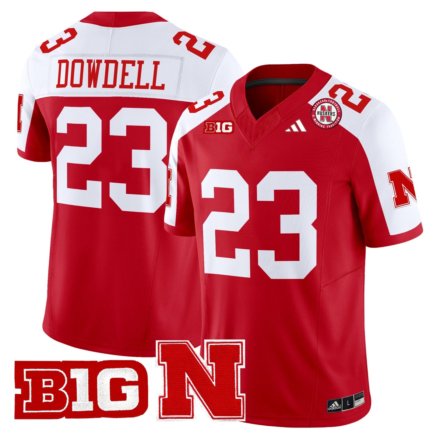 Men's Nebraska Cornhuskers 2025 Vapor Limited Jersey - All Stitched