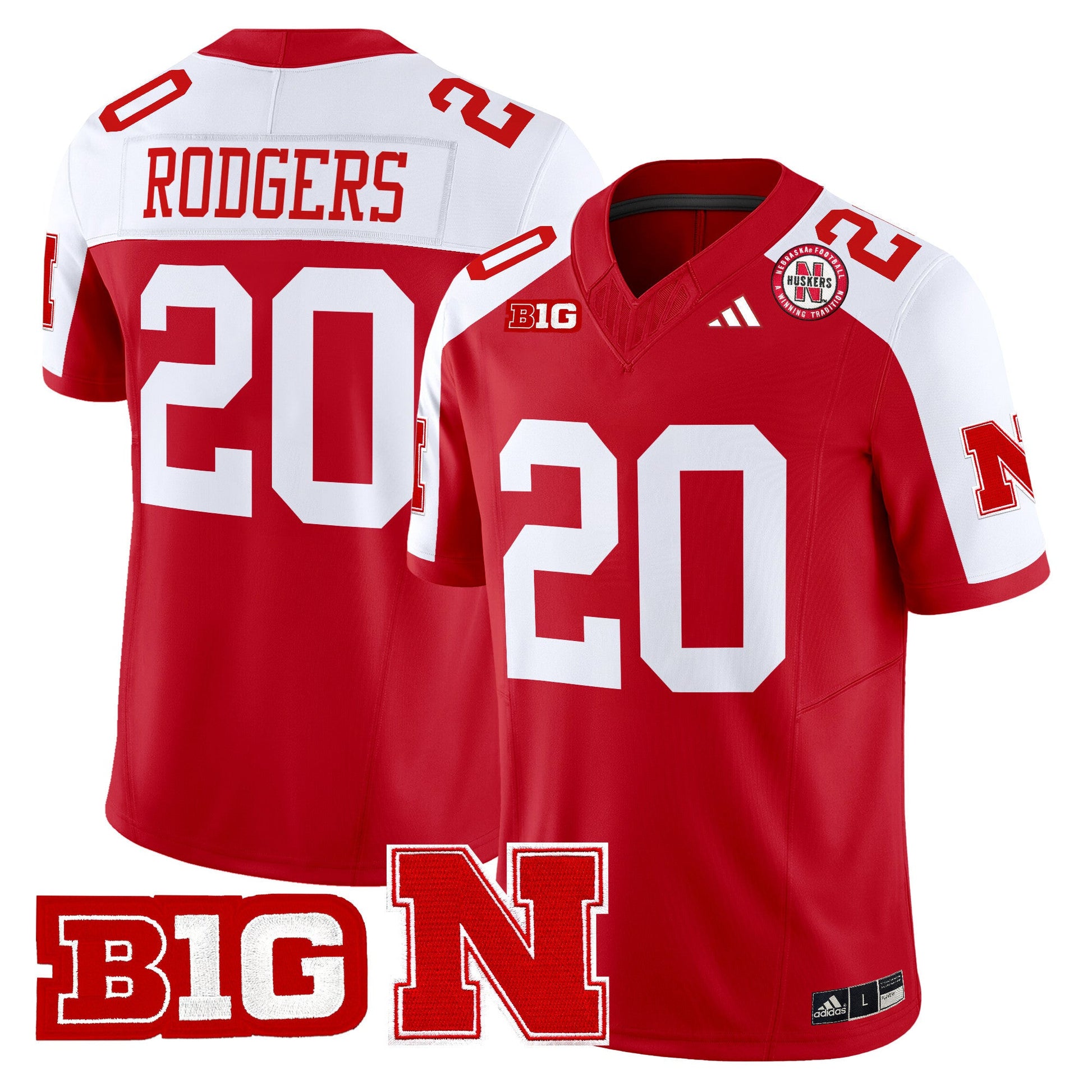Men's Nebraska Cornhuskers 2025 Vapor Limited Jersey - All Stitched