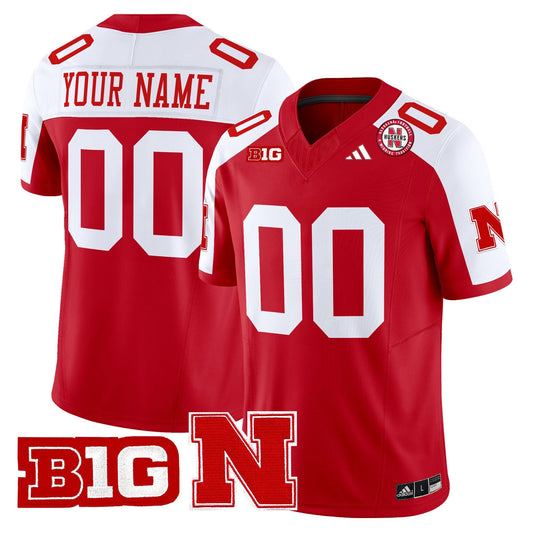 Nebraska Cornhuskers 2025 Vapor Limited Custom Jersey - All Stitched