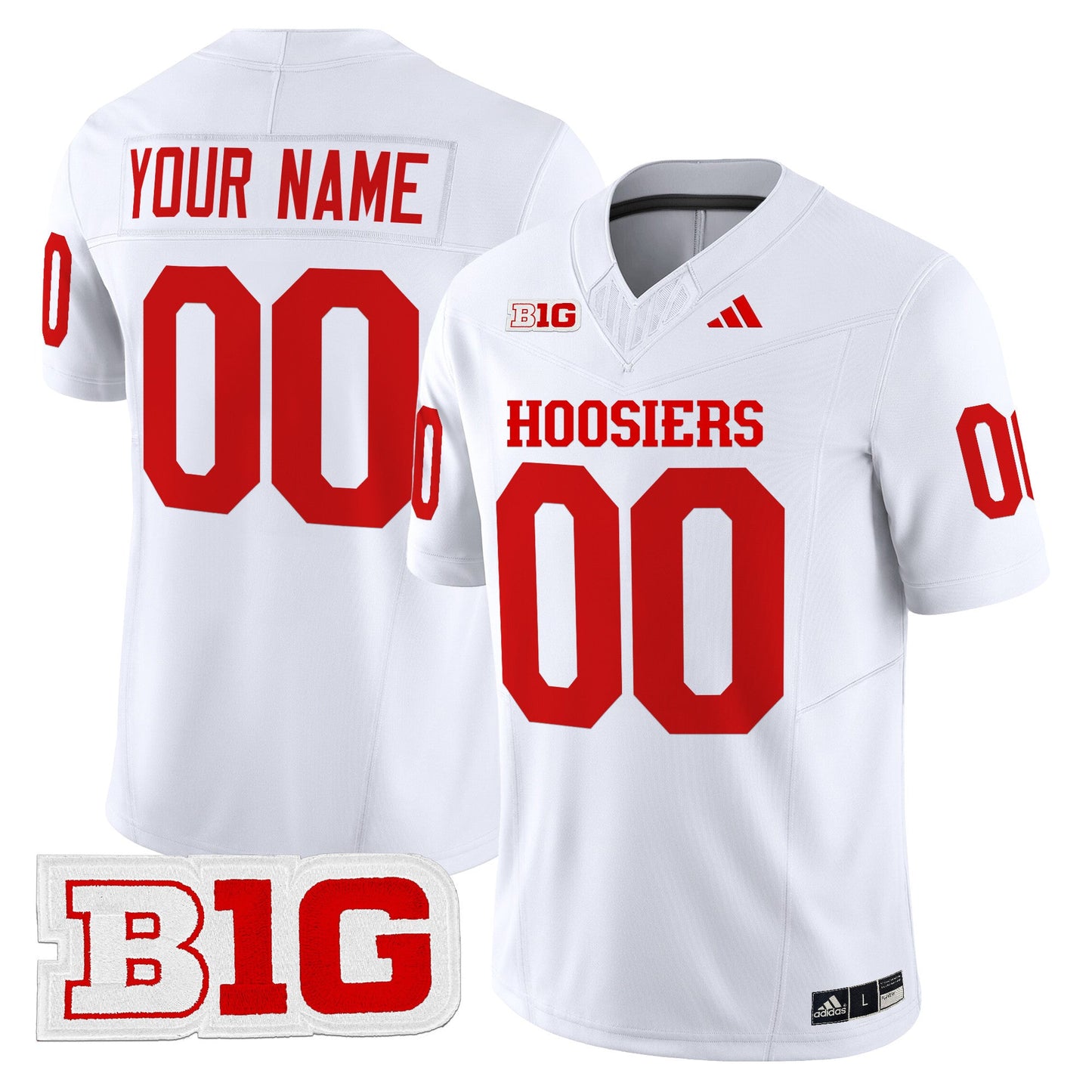 Indiana Hoosiers 2025 Vapor Limited Custom Jersey - All Stitched