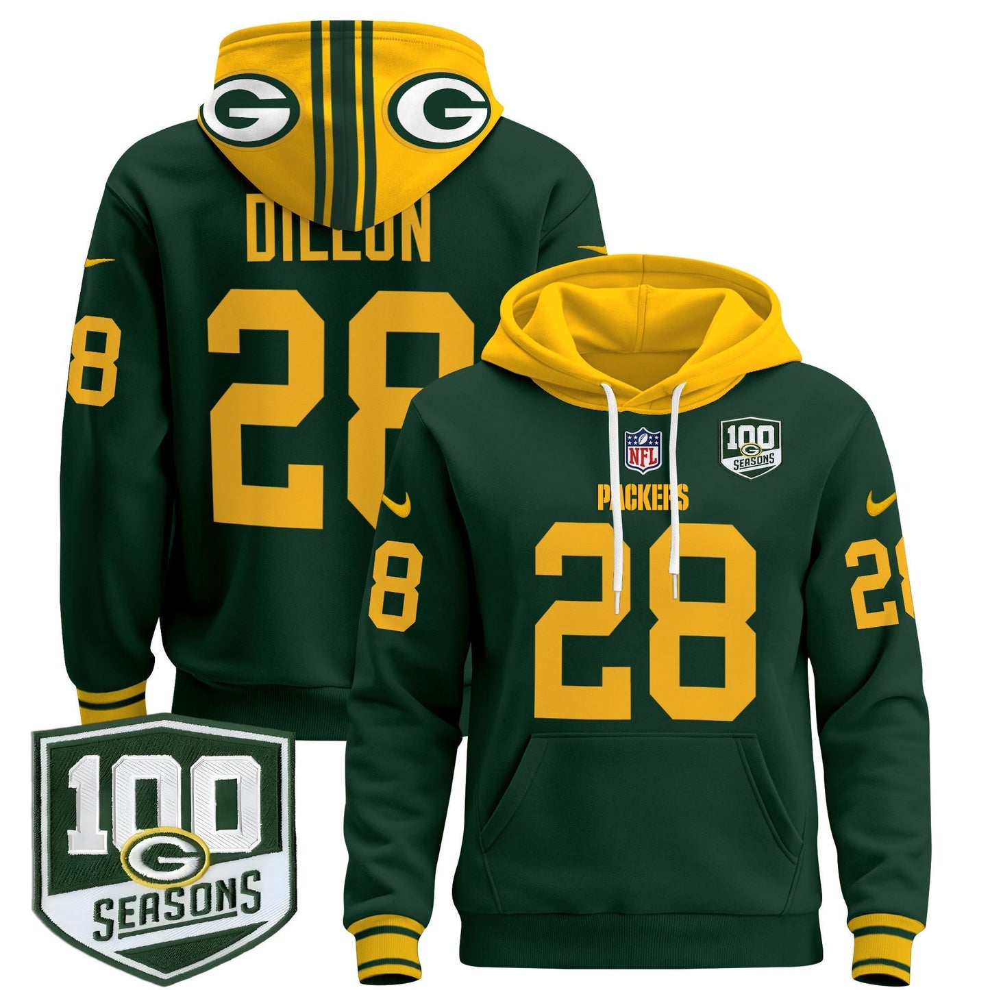 GB Throwback 2024 Pullover Hoodie - All Stitched