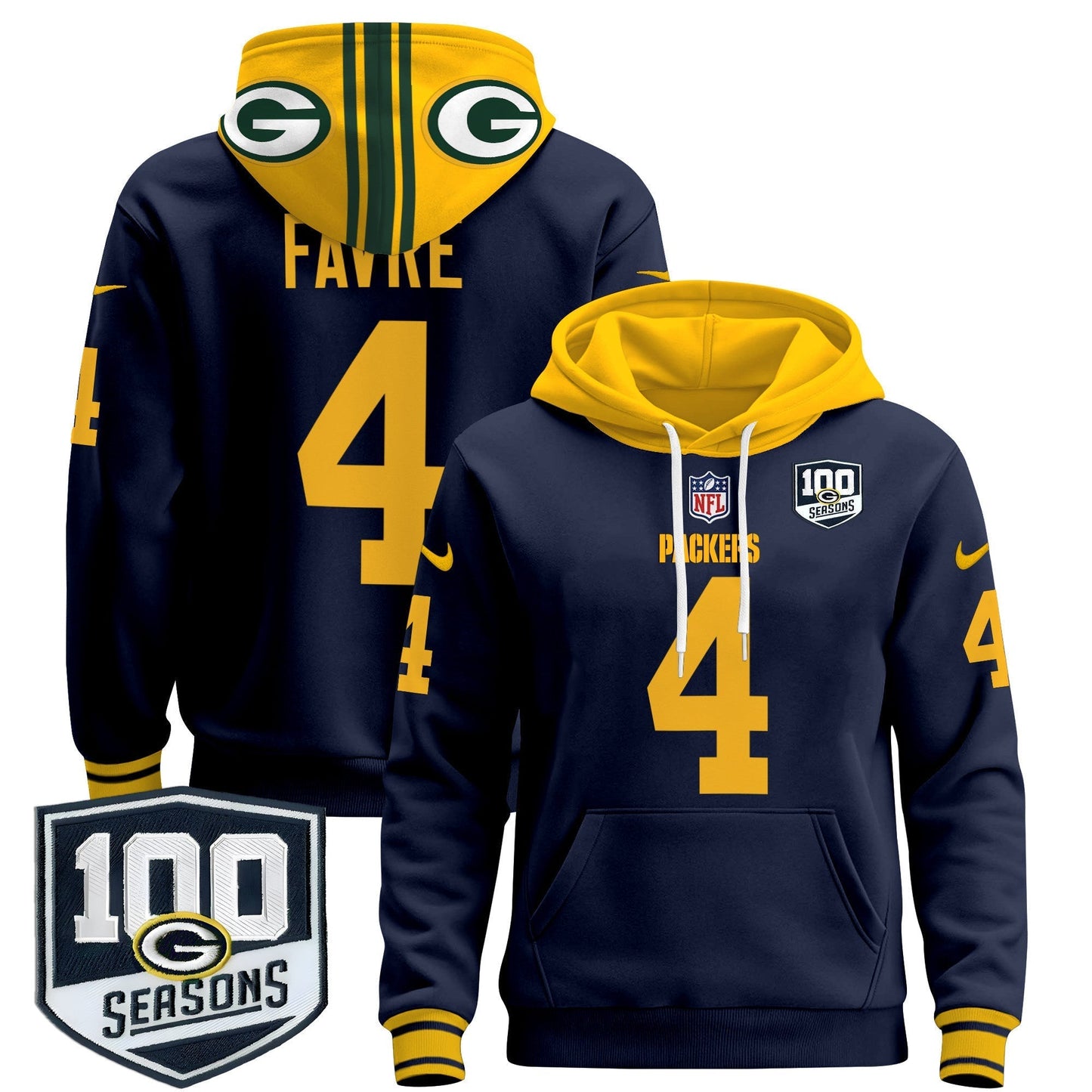 GB Throwback 2024 Pullover Hoodie - All Stitched