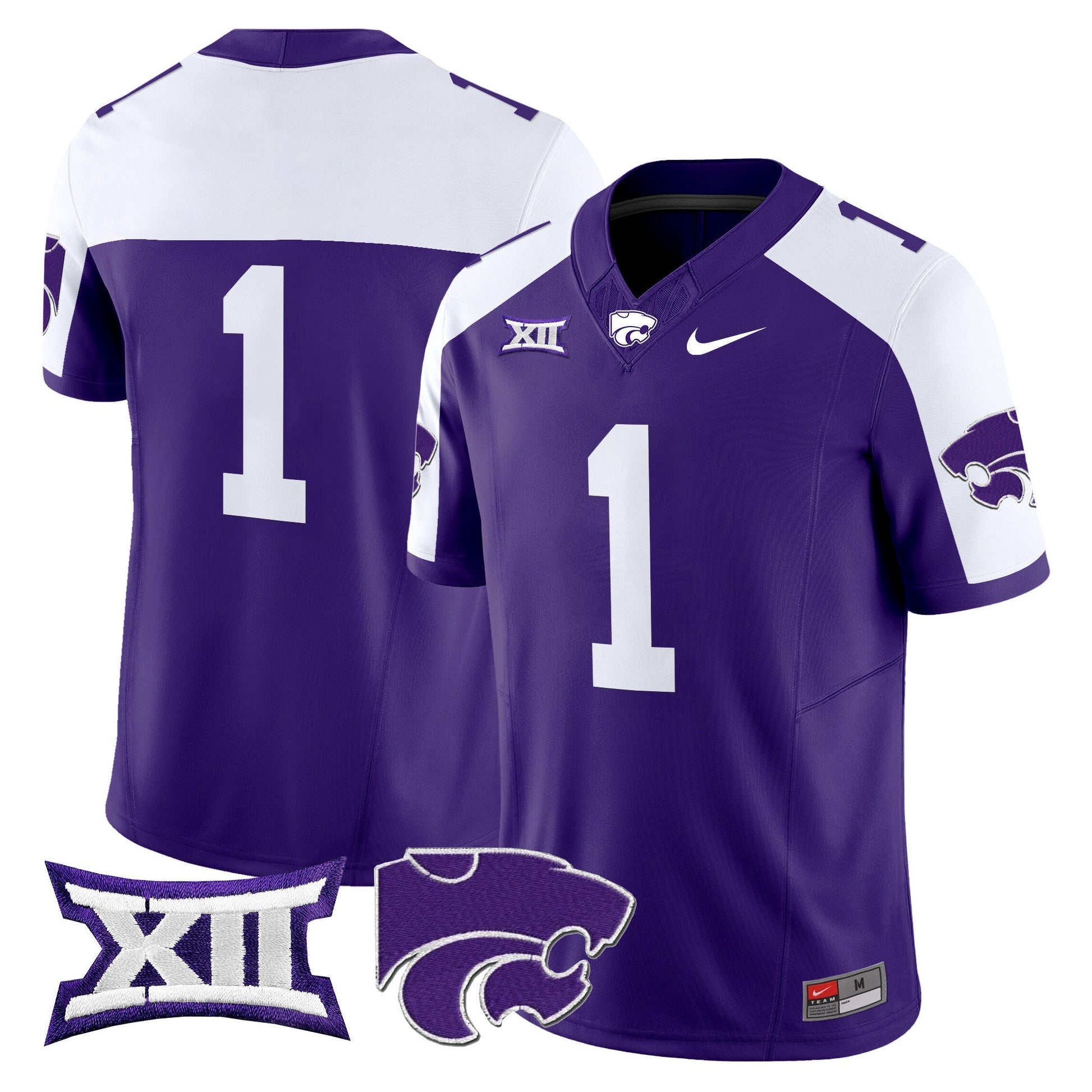 Men's Kansas State Wildcats 2025 Vapor Limited Jersey - All Stitched