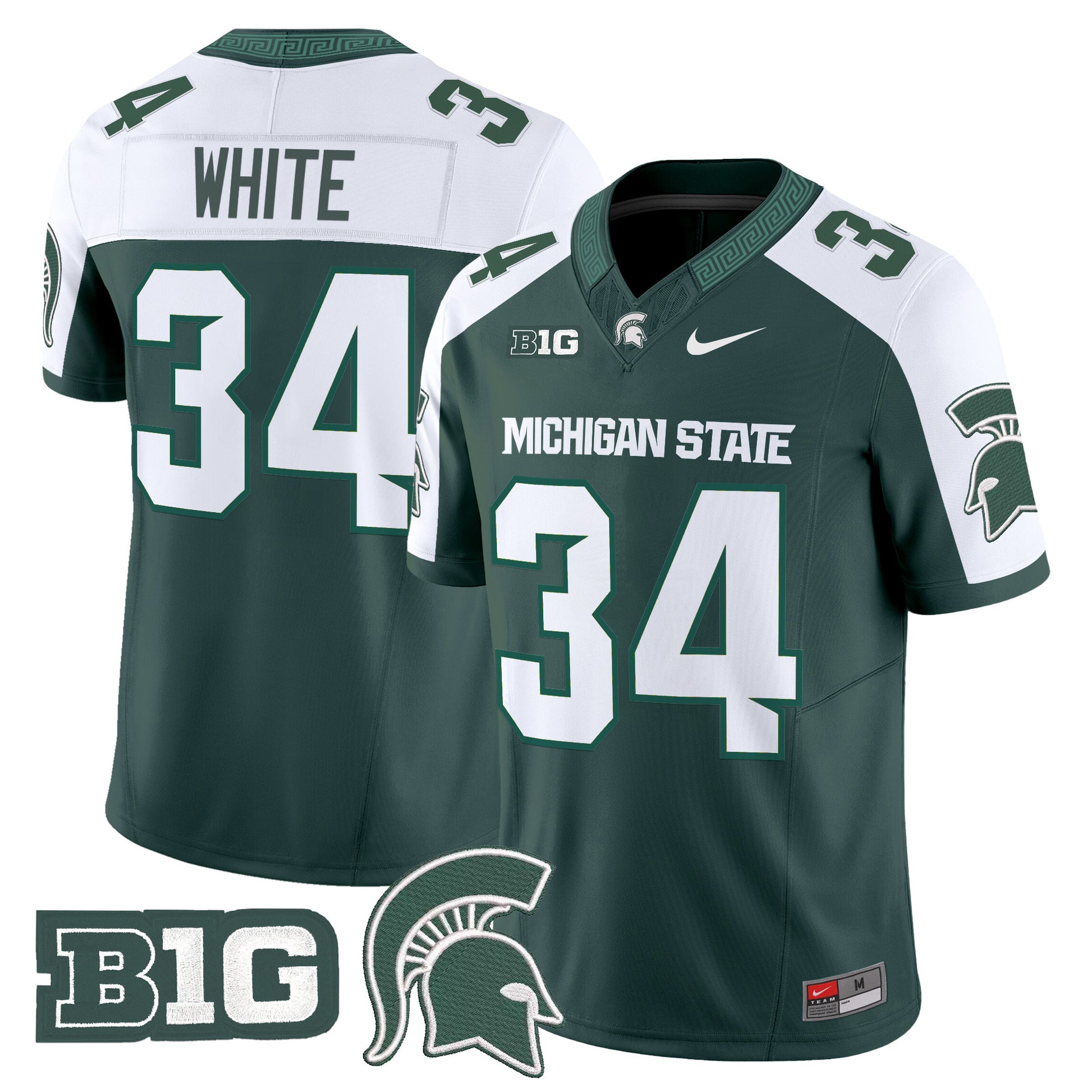 Men's Michigan State Spartans 2025 Vapor Limited Jersey - All Stitched