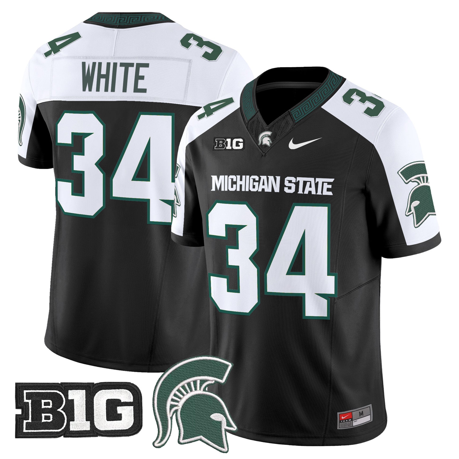 Men's Michigan State Spartans 2025 Vapor Limited Jersey - All Stitched