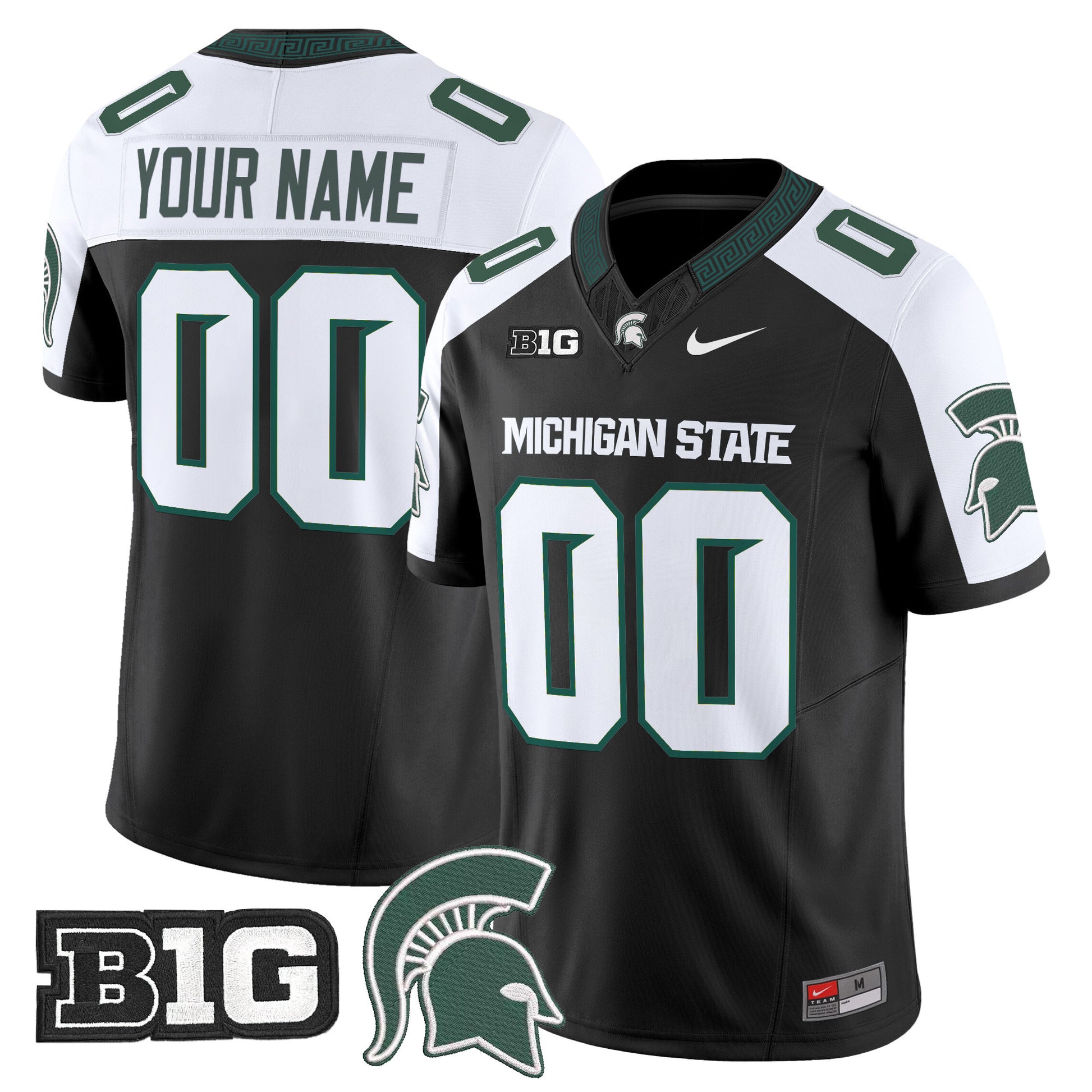 Michigan State Spartans 2025 Vapor Limited Custom Jersey - All Stitched