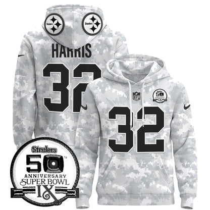 Steelers 2024 Salute to Service Pullover Hoodie - All Stitched