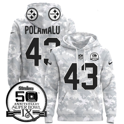 Steelers 2024 Salute to Service Pullover Hoodie - All Stitched