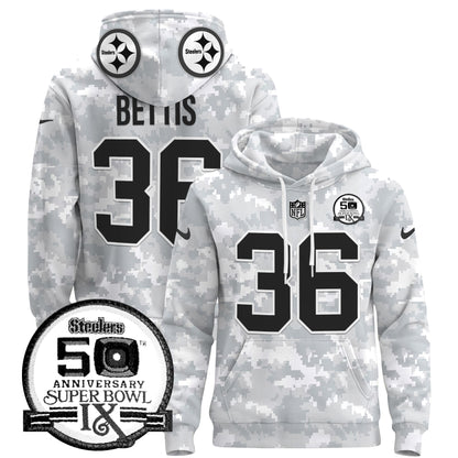 Steelers 2024 Salute to Service Pullover Hoodie - All Stitched
