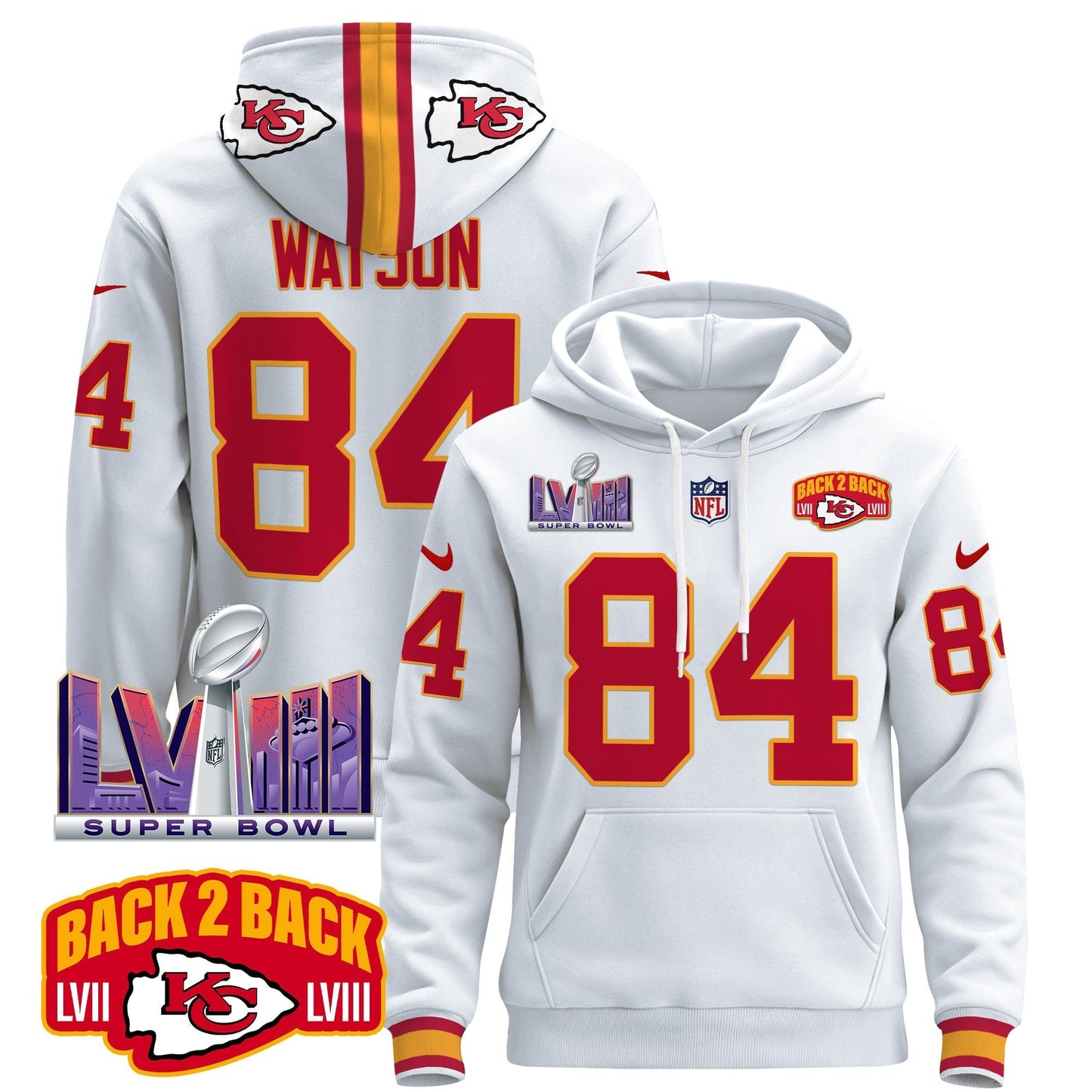 KC 2024 Pullover Hoodie - All Stitched