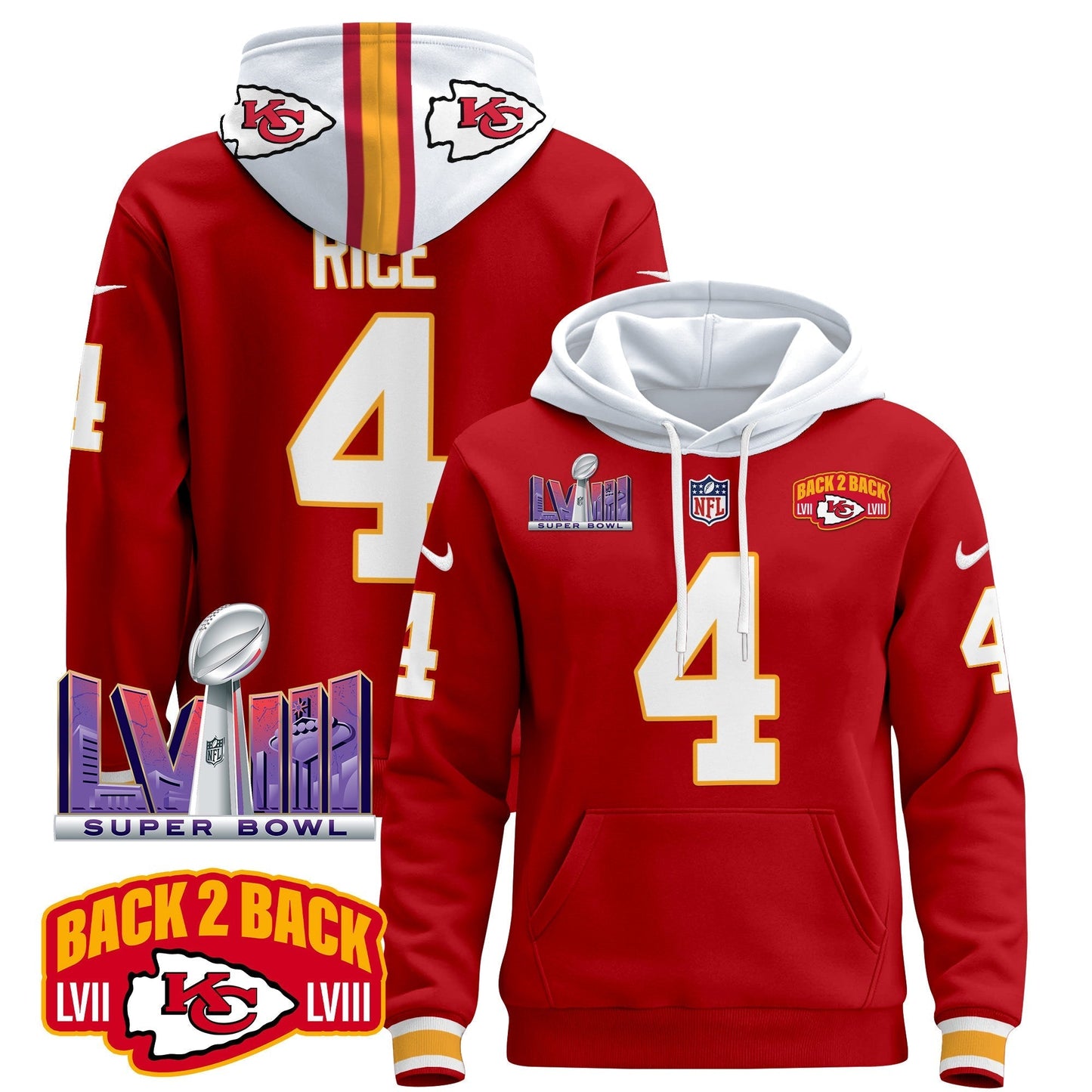 KC 2024 Pullover Hoodie - All Stitched