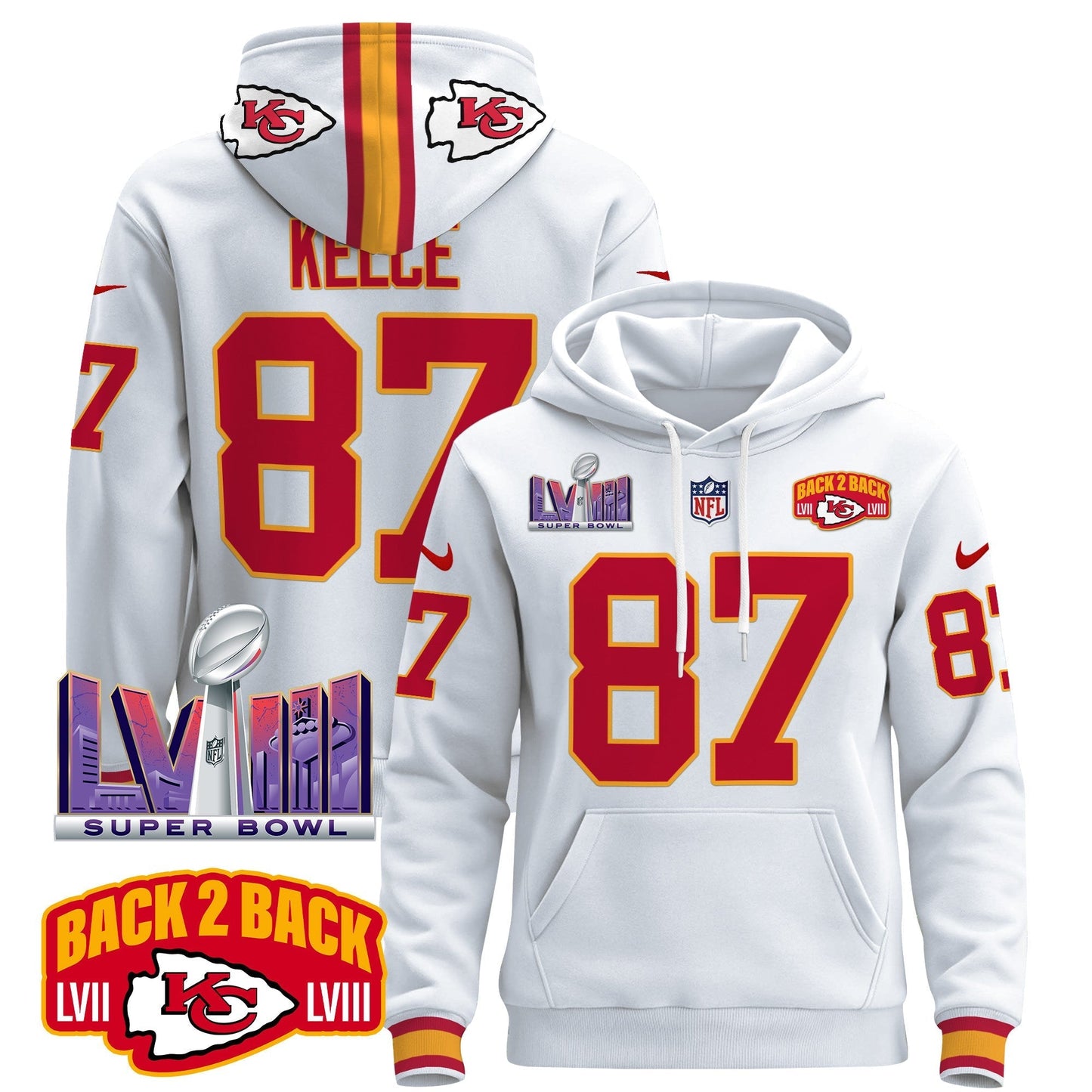 KC 2024 Pullover Hoodie - All Stitched