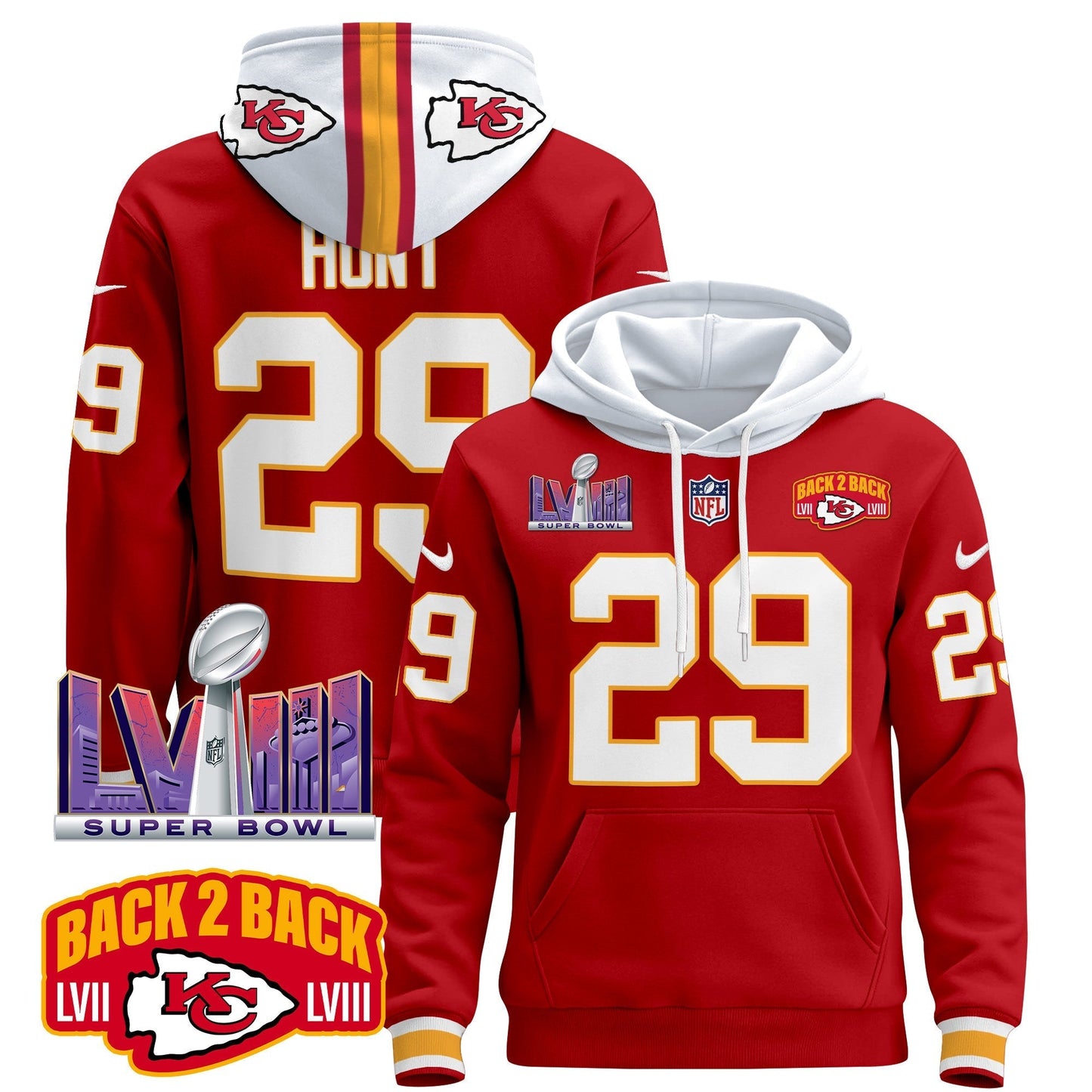 KC 2024 Pullover Hoodie - All Stitched