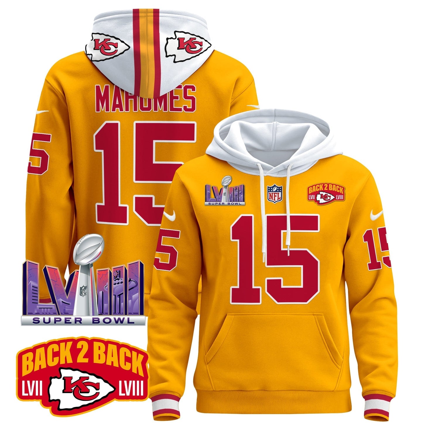 KC 2024 Pullover Hoodie - All Stitched
