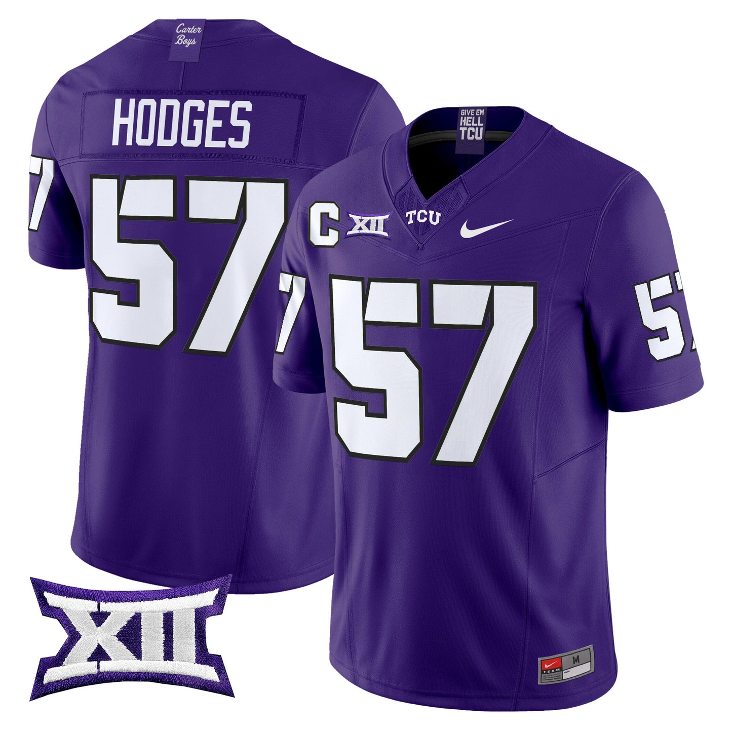 TCU Horned Frogs 2024 Vapor Limited Jersey - All stitched