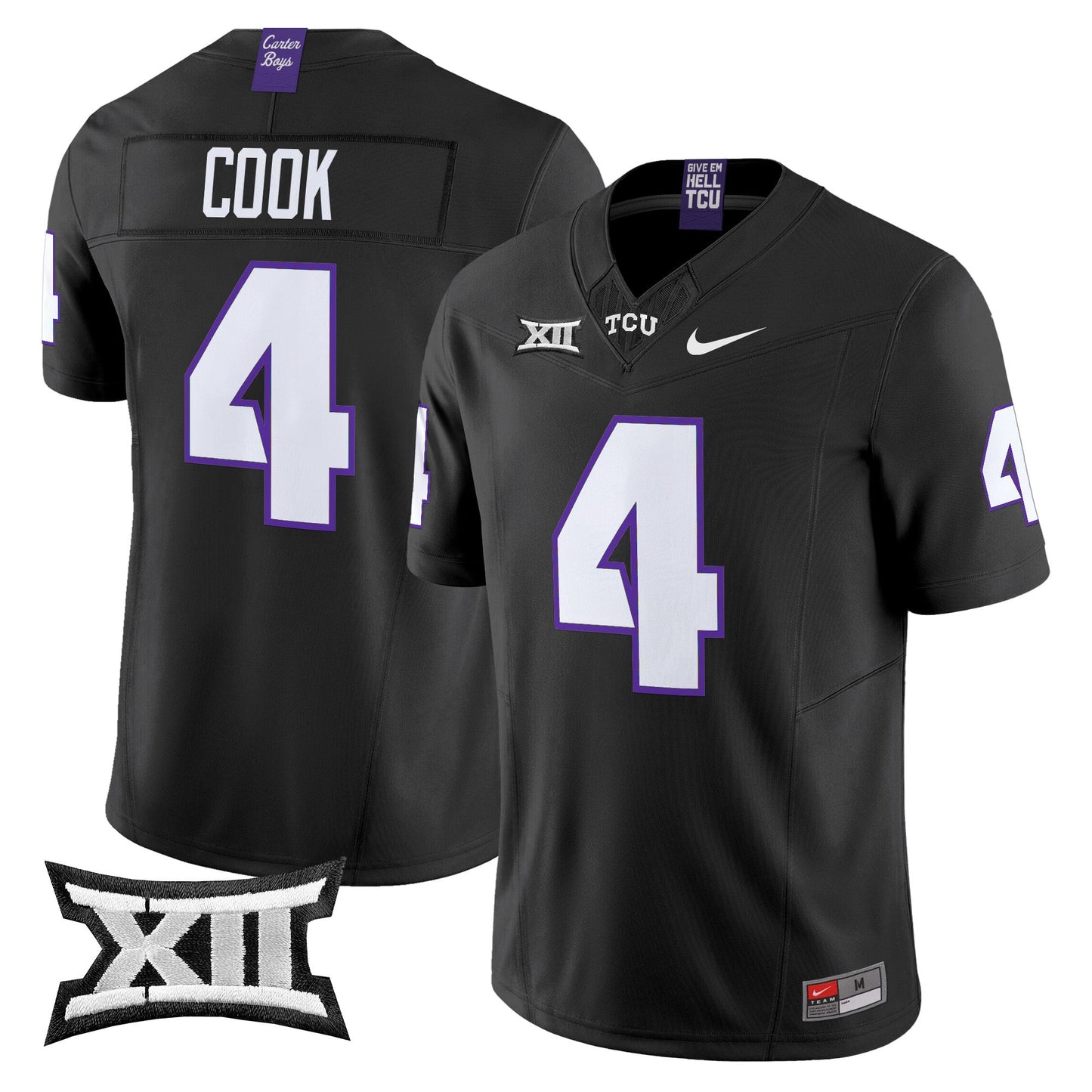 TCU Horned Frogs 2024 Vapor Limited Jersey - All stitched