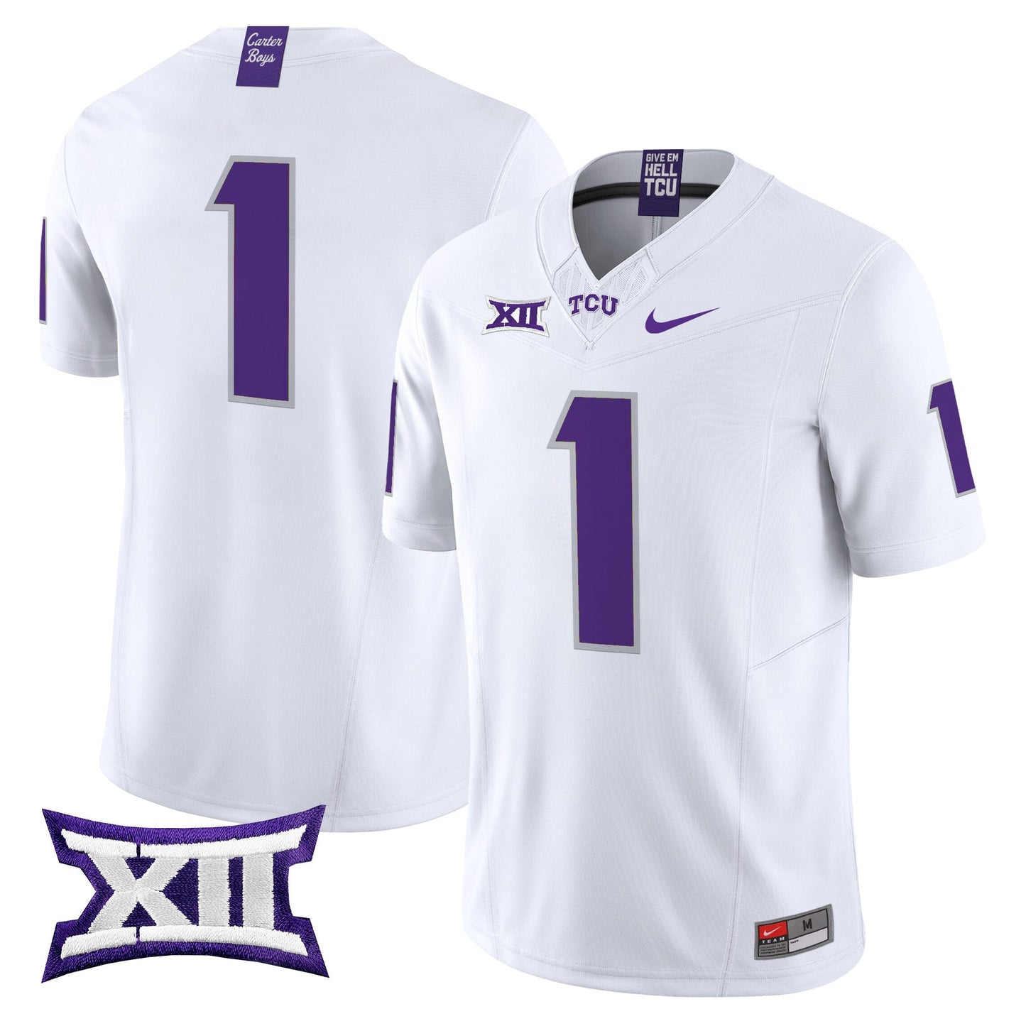 TCU Horned Frogs 2024 Vapor Limited Jersey - All stitched