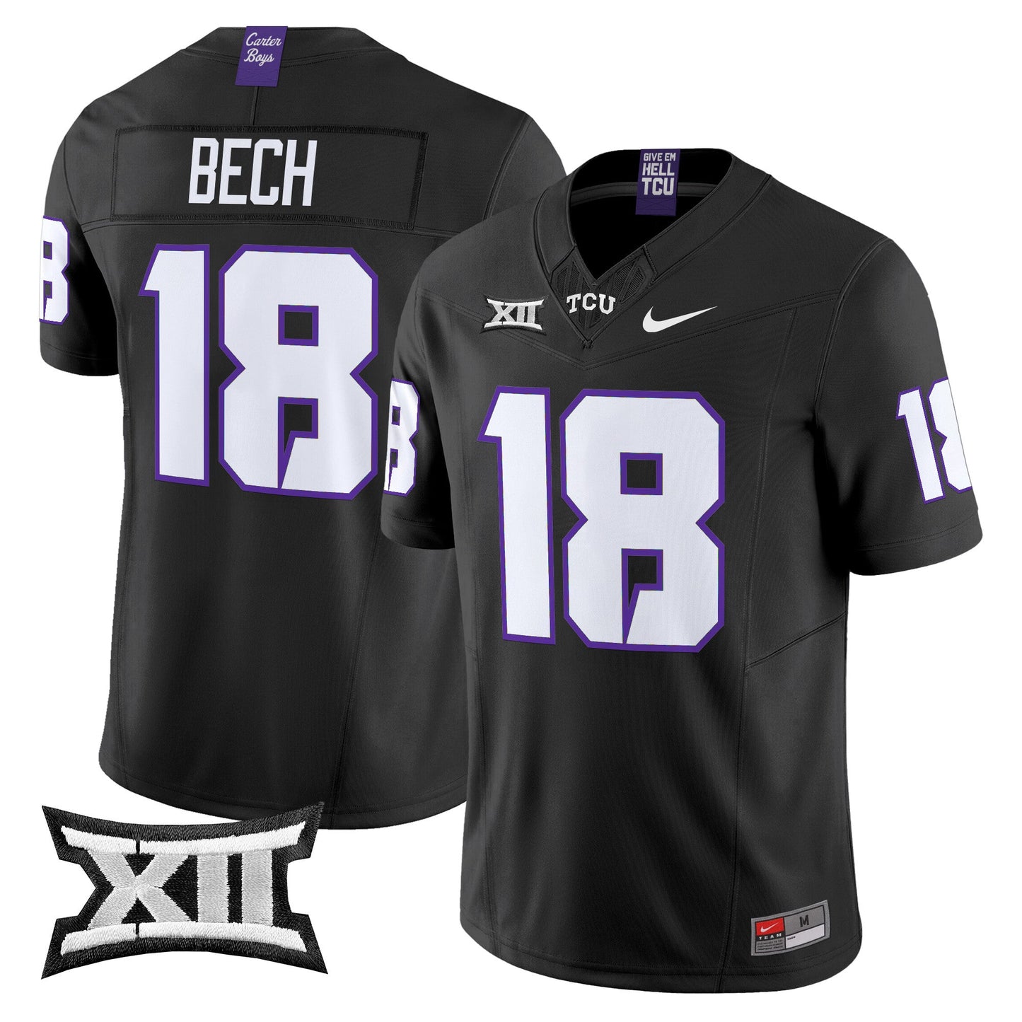 TCU Horned Frogs 2024 Vapor Limited Jersey - All stitched