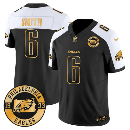 Eagles 2024 Gold Vapor Limited Jersey - Est. 1933 Patch - All Stitched