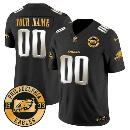PHI 2025 Gold Vapor Limited Custom Jersey - Est. 1933 Patch - All Stitched