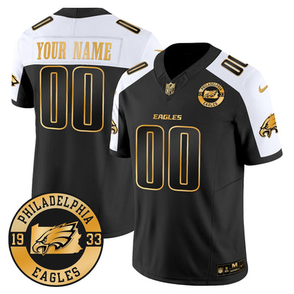 PHI 2025 Gold Vapor Limited Custom Jersey - Est. 1933 Patch - All Stitched