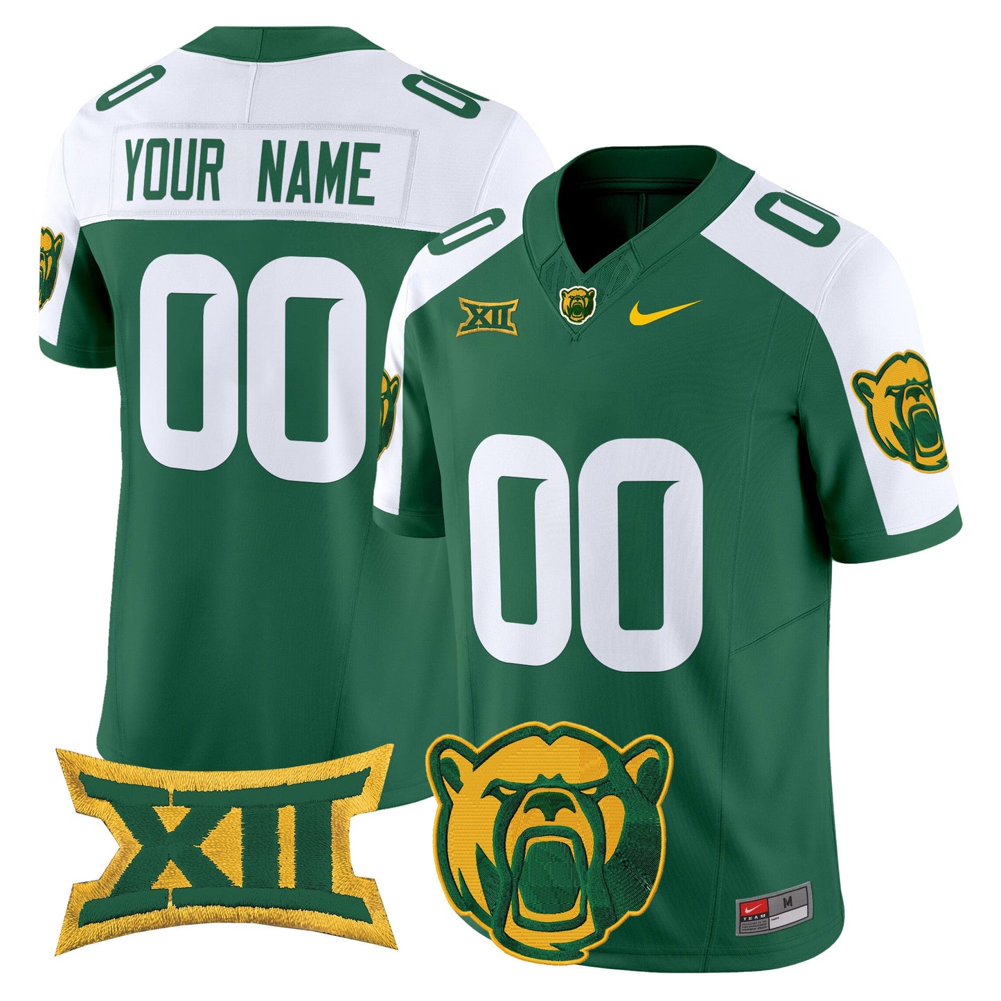 Baylor Bears 2024 Vapor Limited Custom Jersey - All Stitched