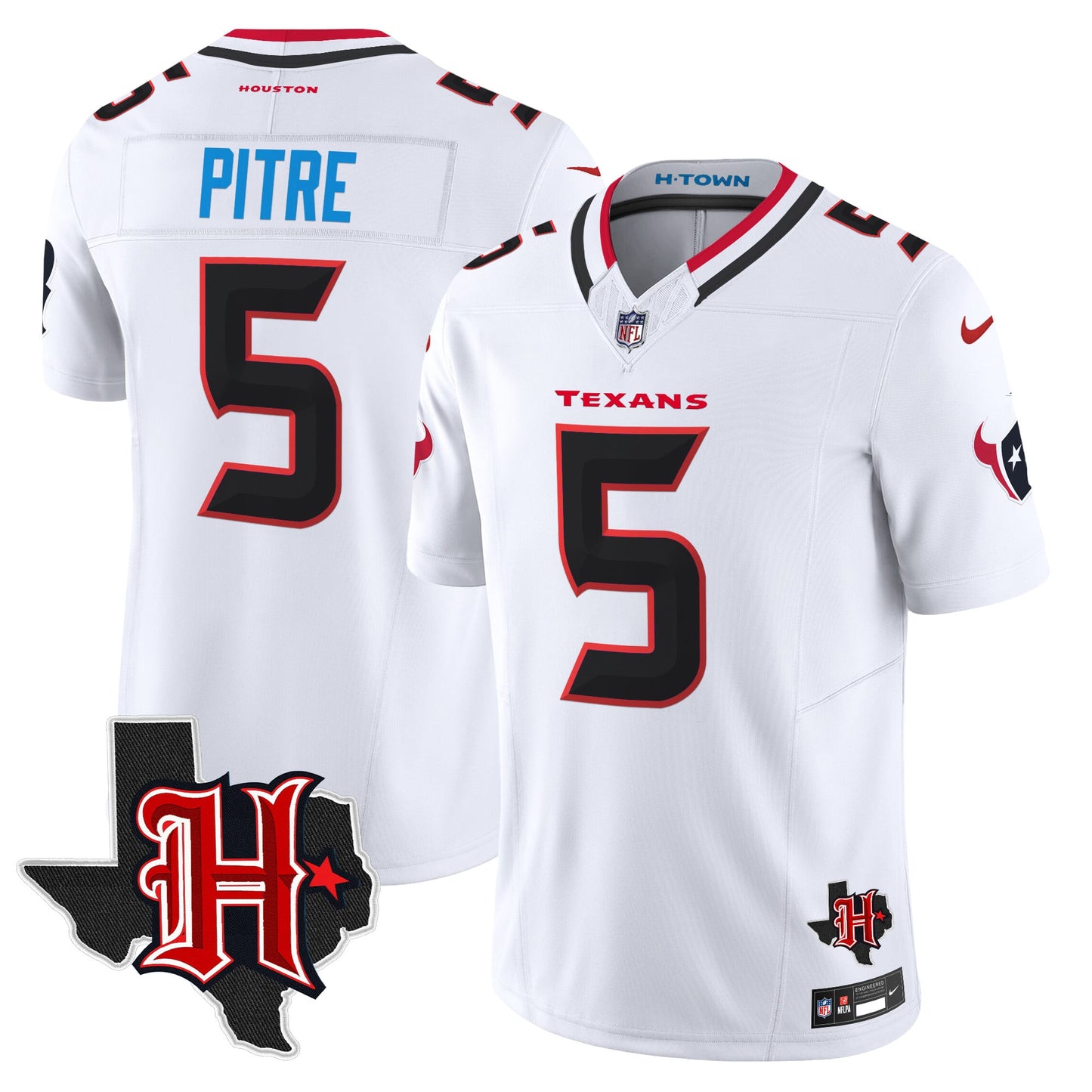 Men's Houston Texans 2026 Texas Patch Vapor Limited Jersey V5 - All Stitched