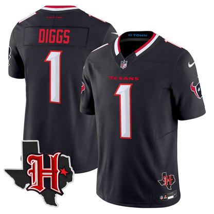 HOU 2024 Texas Patch Vapor Limited Jersey V5 - All Stitched